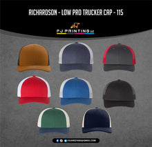 Load image into Gallery viewer, Richardson - Low Pro Trucker Cap 115