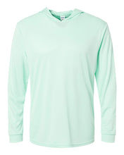 Load image into Gallery viewer, Unisex Bahama Performance Hooded Long Sleeve T-Shirt - 220