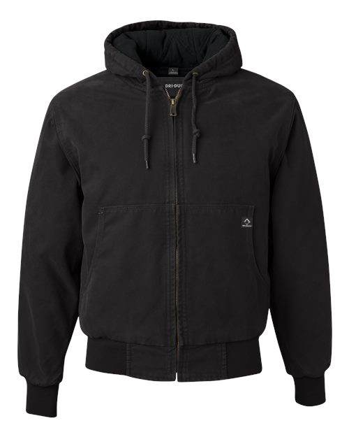Men's Cheyenne Boulder Cloth™ Hooded Jacket with Tricot Quilt Lining - 5020