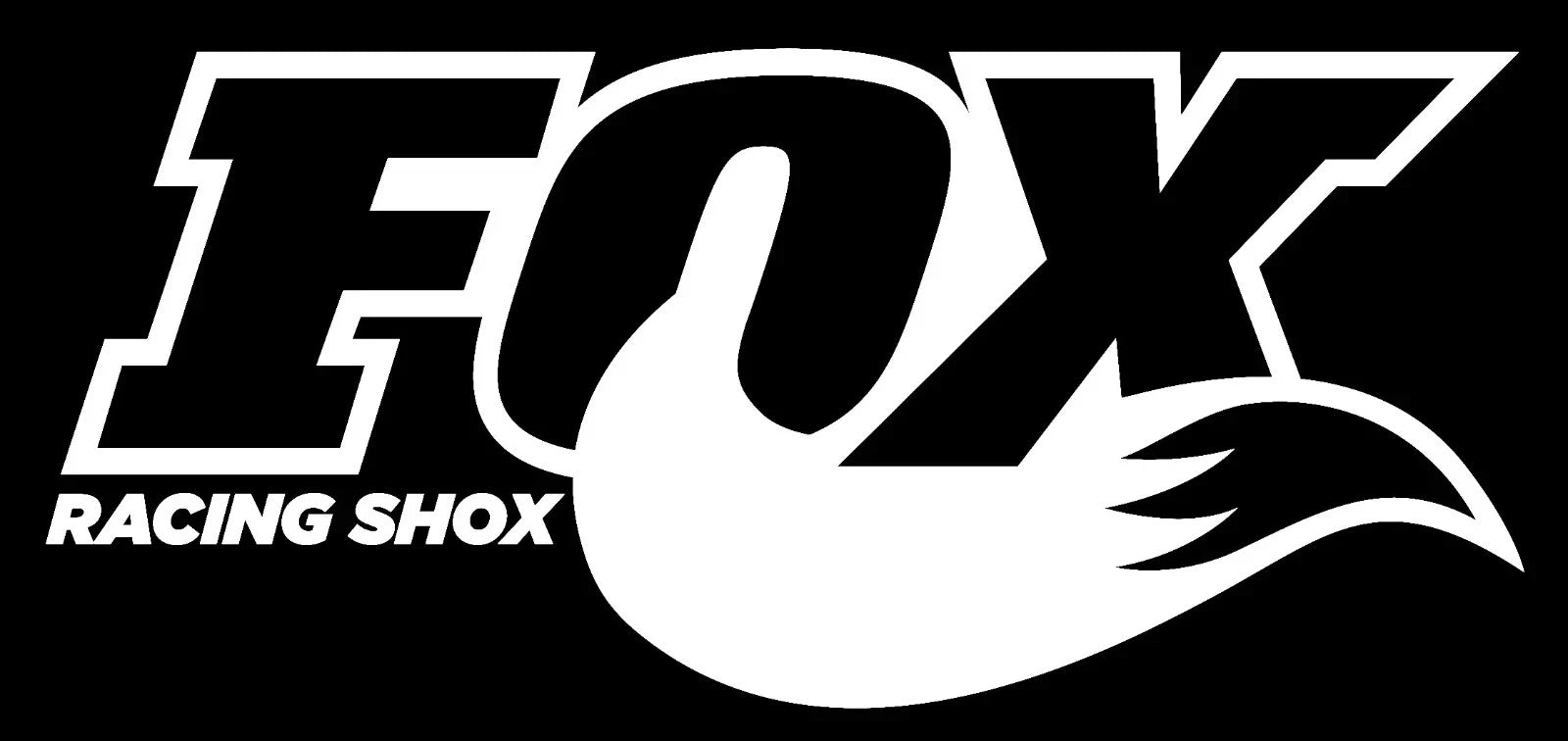 Fox Racing Shox Tail Vinyl Decal (x2)