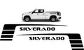 (X2) DECAL STICKER GRAPHIC Compatible With Chevrolet Silverado